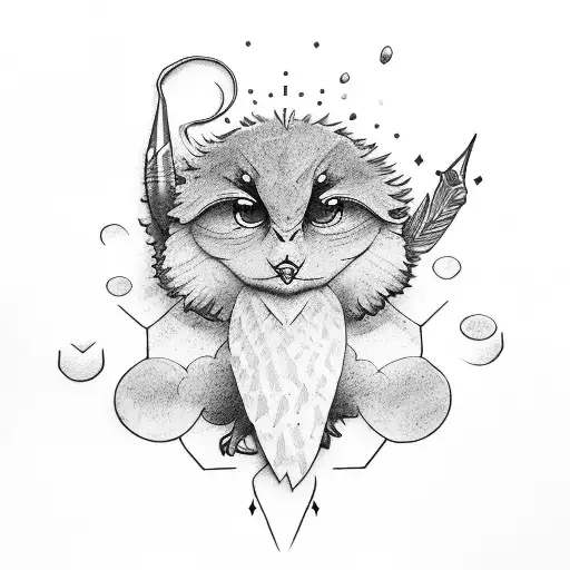 A Quill Pen Writing The Text 'A Friendship I Paint Unteachable'