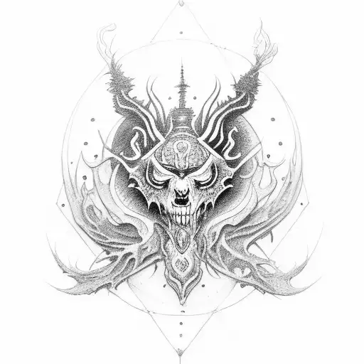 Carthagenan Totem With Metal Music