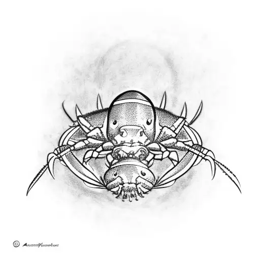 Buckeyes Football With Live Lobster