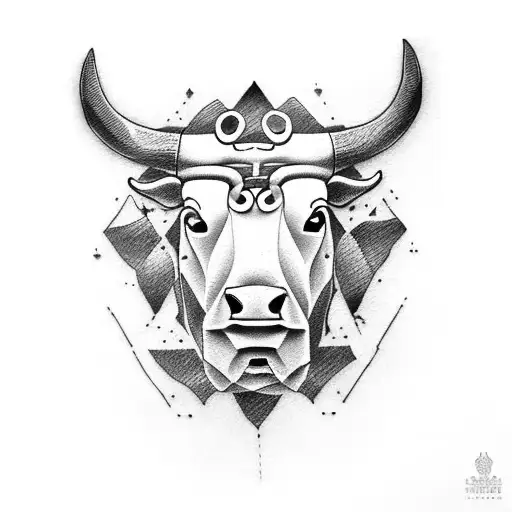 Bull Head Tribal Minimalistic
