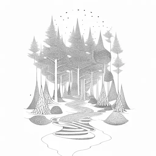 Forest With Many Paths