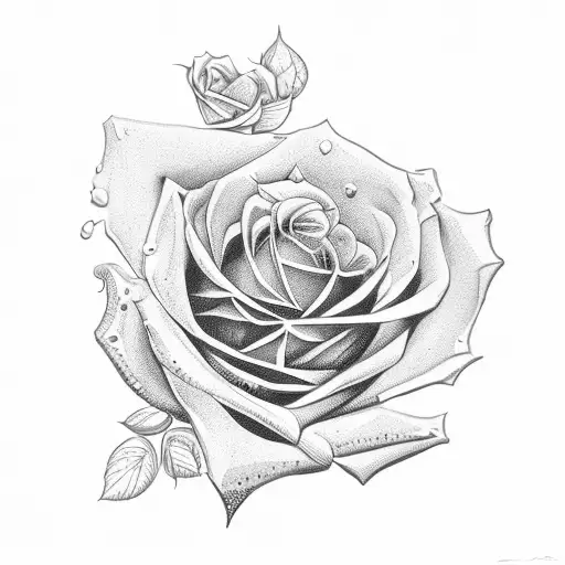 African Queen With Roses