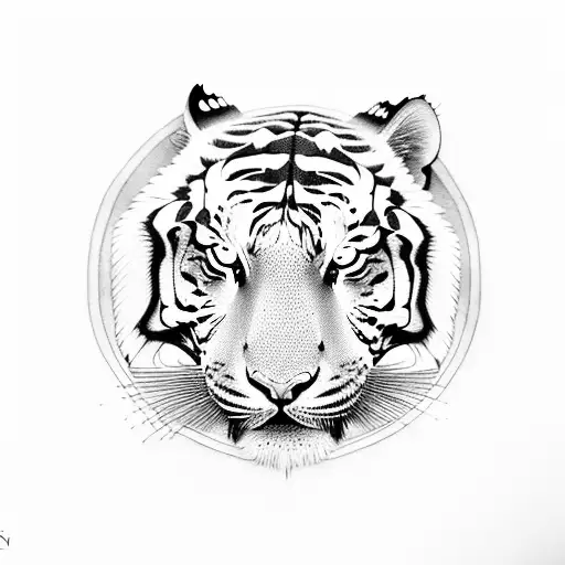 Tiger In Ying Yang