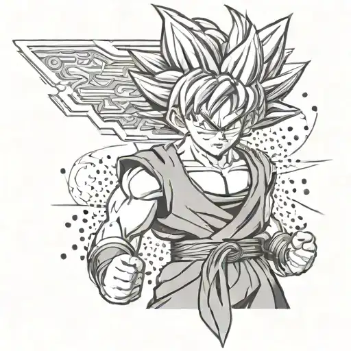 Son Goku With A Lightssaber