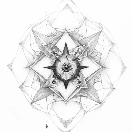 Merkabah With A Tree In The Middle