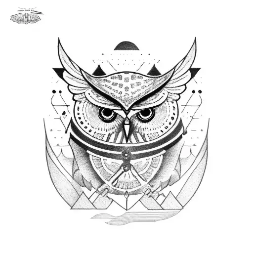 Galician Boat Mix With Owl For Sleeve