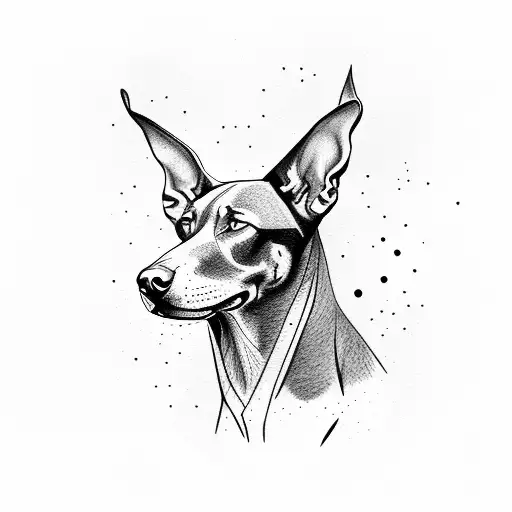 Doberman Dog Sleeping