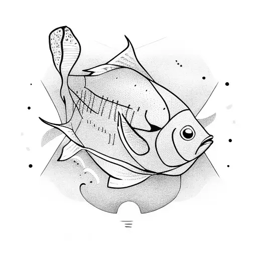 Flat Geometric Minimal Fish