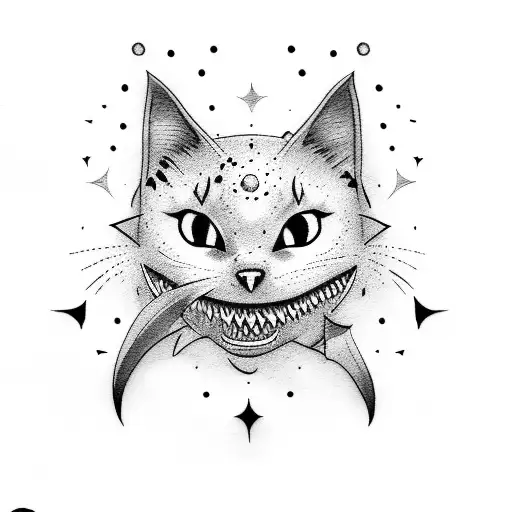 Black Cat With Shark Face