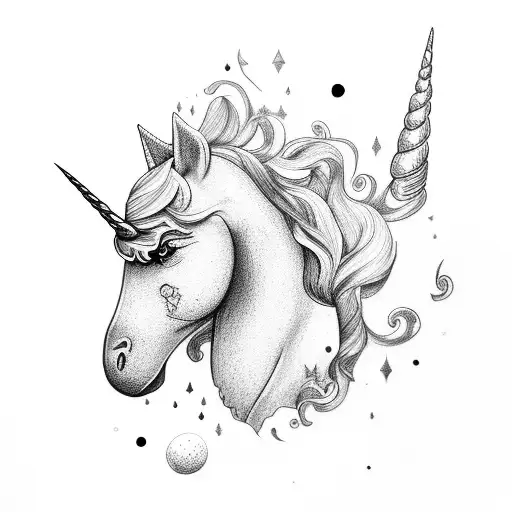 Unicorn Female Gentle And Fancy