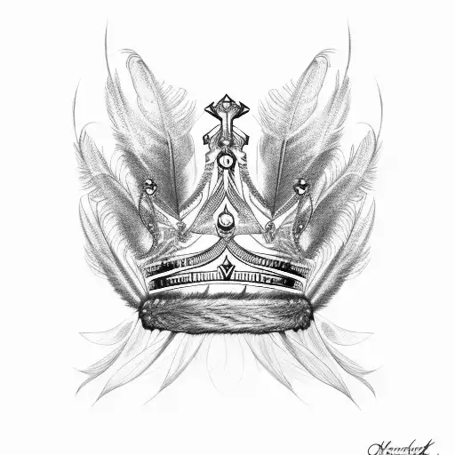 Crown With Feathers