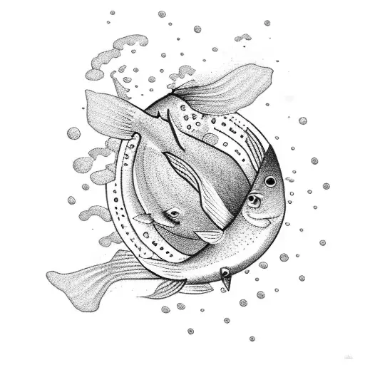 A Serene Lake Scene With A Fish Jumping Out Of The Water And The Word 'Breathe' Incorporated