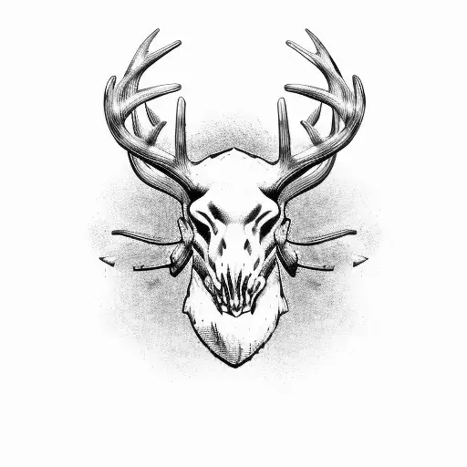 A Football Helmet With Antlers Emerging From The Sides