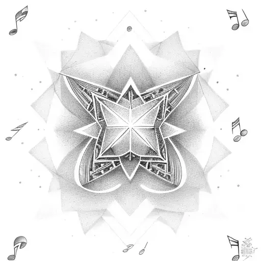 Star With Music Note