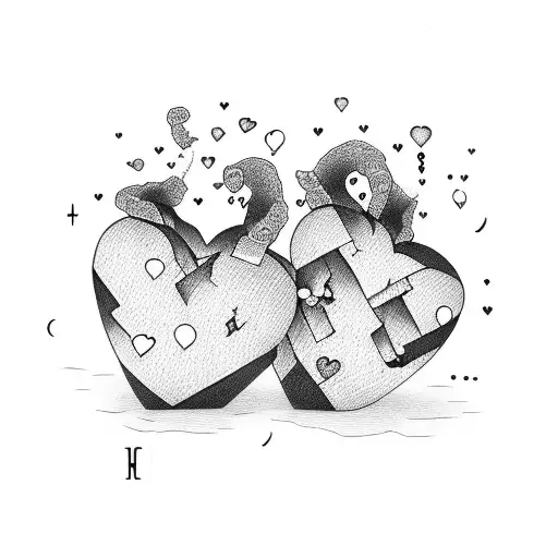 Two Broken Hearts Getting Along Together