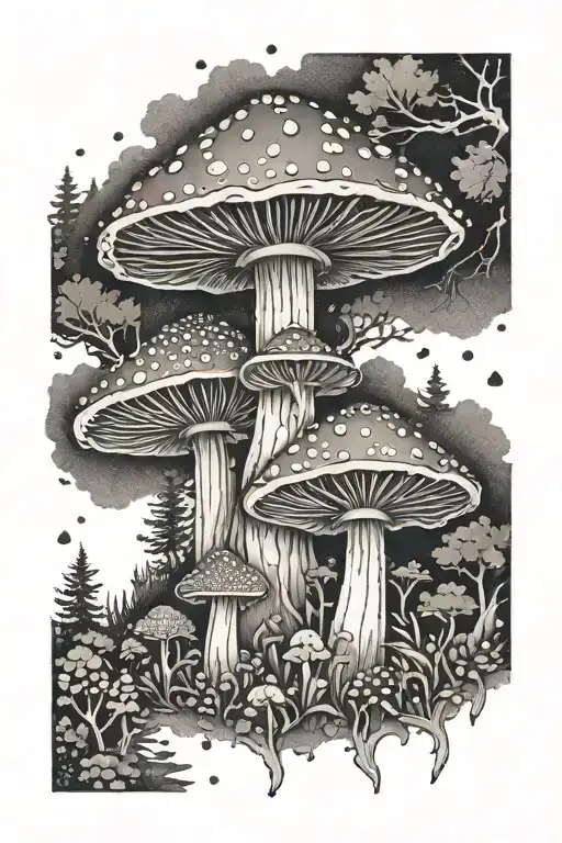 Mushroom Enchanted Forest