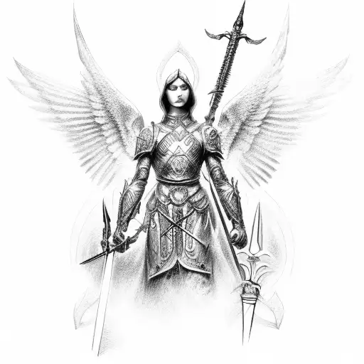 Archangel With Sword