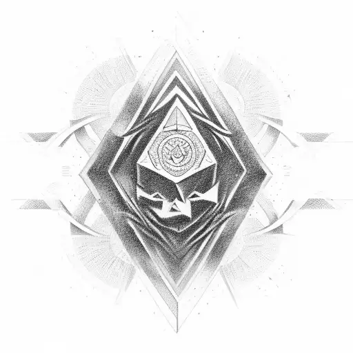 A Self Mastery Symbol Integrated With Philosophical Symbols