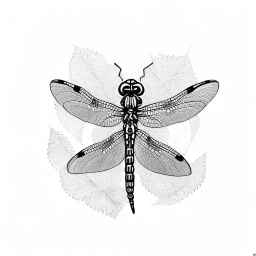 Dragonfly Flying Amongst Sunflowers