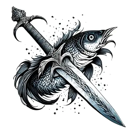 Pisces Sword Strength Inspired