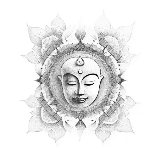 A Buddhist Tattoo Sleeve