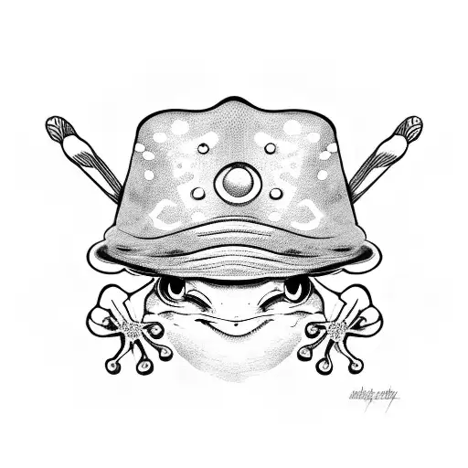 Frog With Chef Hat