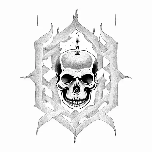 Candle Skeleton Body