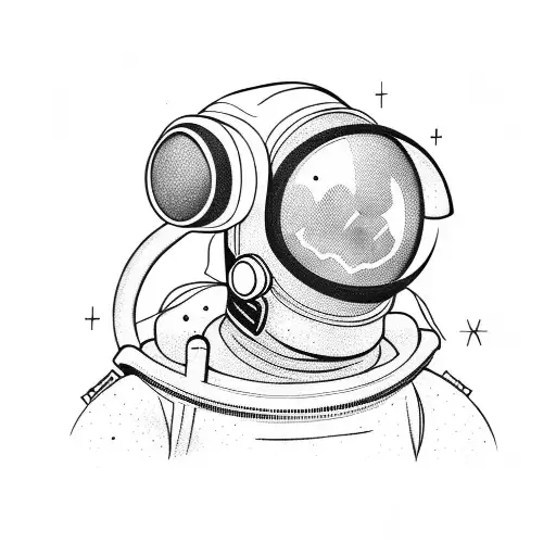 Monkey In Astronaut Suit