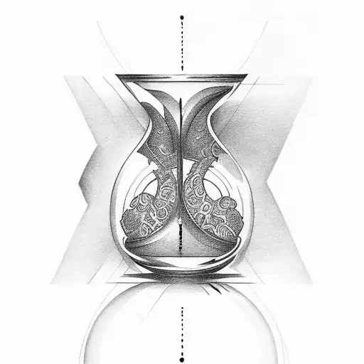 Hourglass With Letter Z Together