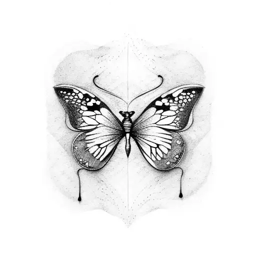 A Small Beautiful Butterfly