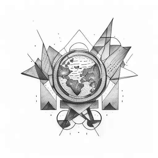 Minimalist Tattoo About Travel