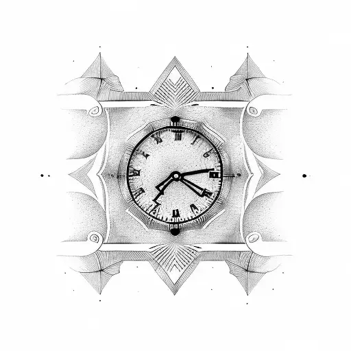 Time Clock Sleeve Egyptian