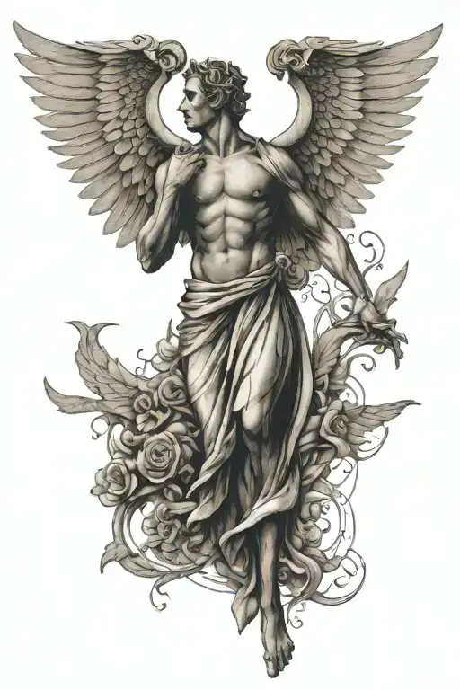 Male Angle With Wings For Libra Men