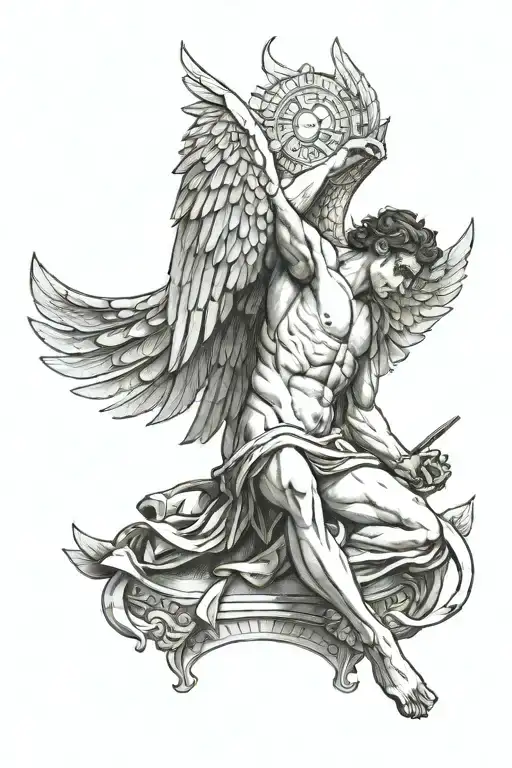 Hot Male Angle With Wings For Libra Men