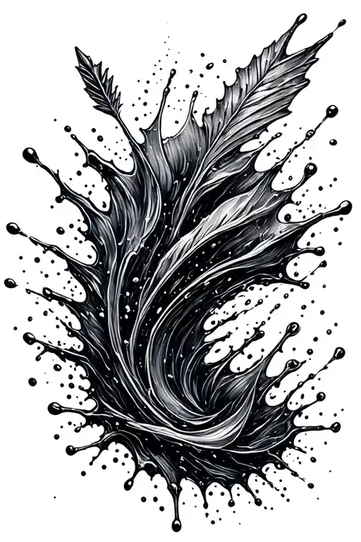 Water Splash And Arrow