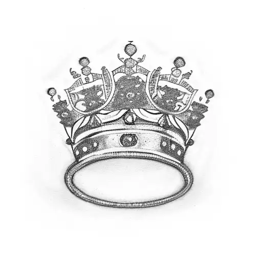 A Queen's Crown Made Out Of Cigarettes