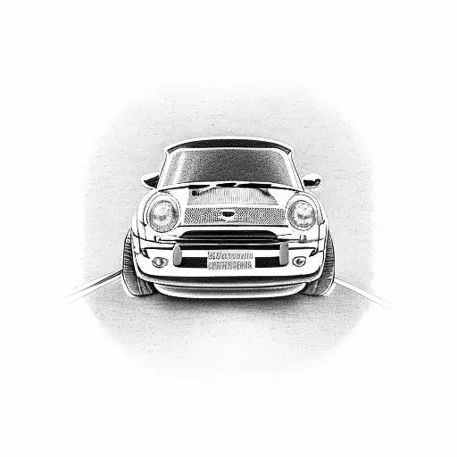 Combine Minicooper Car With A Music 6Am In Dubai By Russ Milliomos