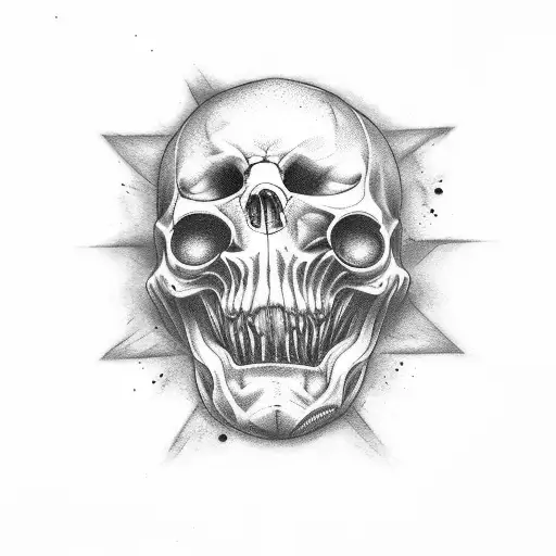 Horror Movie Line Up With Body Builder Body