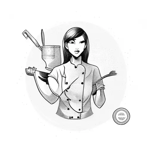 Woman Chef On A Cruise