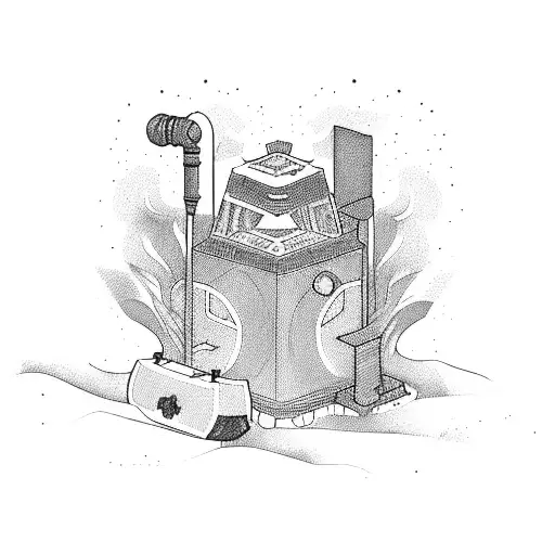 Illustration Of A Hookah Lounge With Gaming Consoles