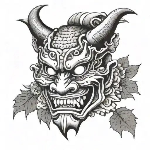 Hannya Mask To Cover Head