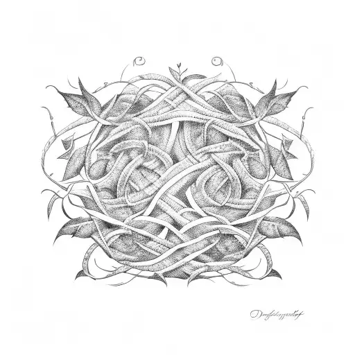 Guitar Wrapped In Vines