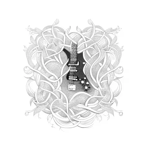 Guitar Wrapped In Vines