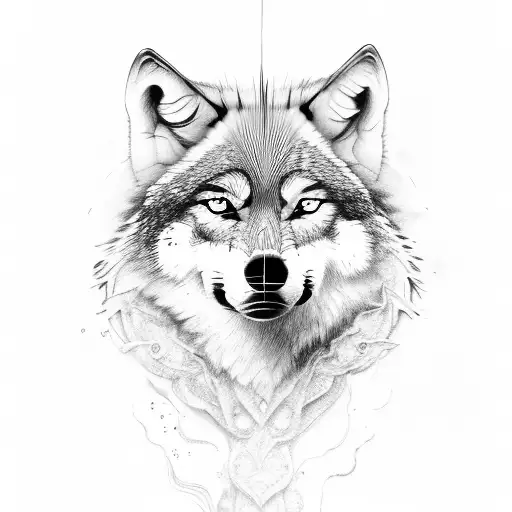 Wolf In Fire With Bambu And Other Things