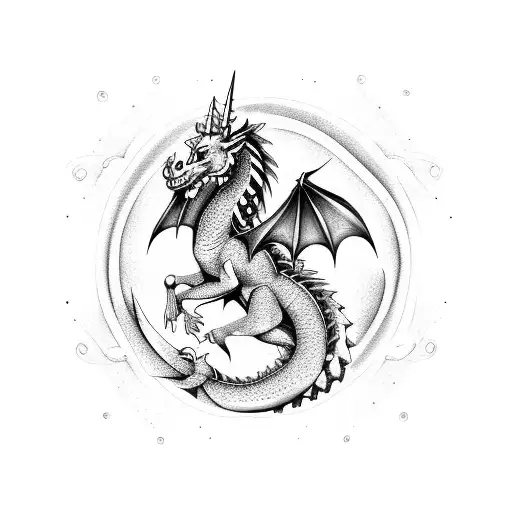 Dragon Wrap Around Unicorn