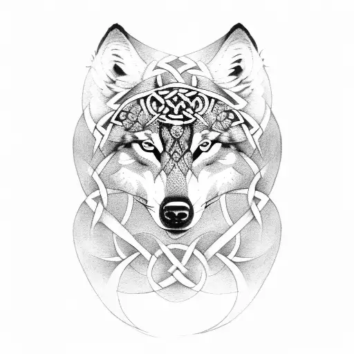 Celtic Wolf Armband