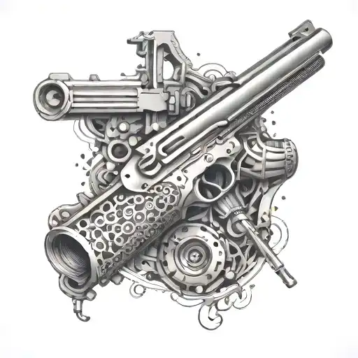 A Gun Morphing Into A Musical Instrument