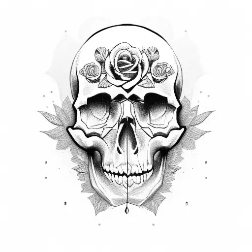 Skull And Roses