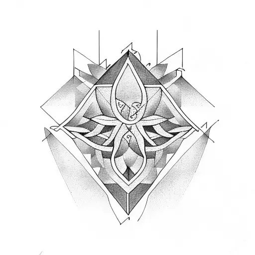 Geometric Design Of Family Tree