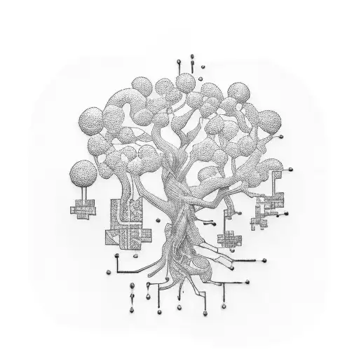 Tree Motherboard Circuit